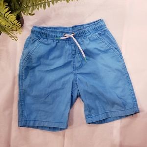 Boys shorts, turq blue, size 4/5